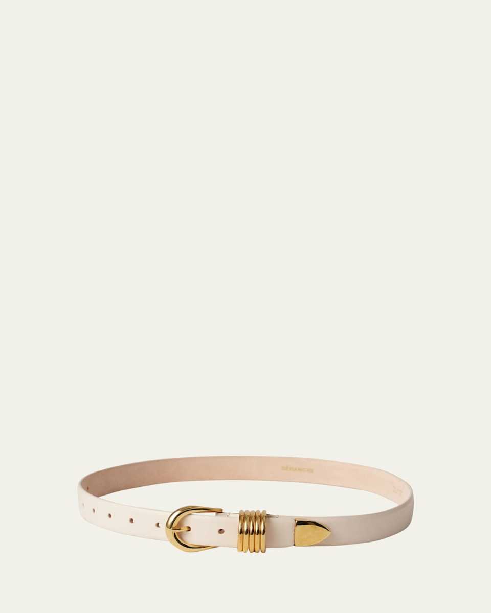 Hollyhock Triple Wrap Calf Leather Medium Belt